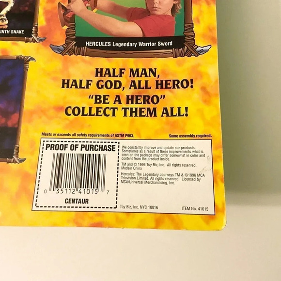 Vintage 1996 Hercules the Legendary Journeys Centaur Big Horse Kick Figure - Picture 12 of 16